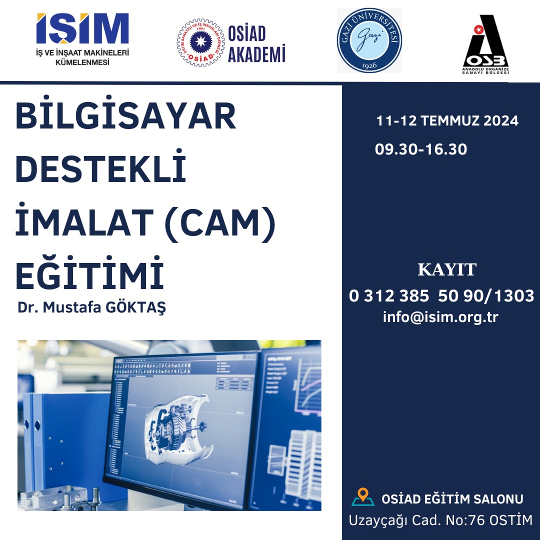 Bilgisayar Destekli İmalat (CAM) Eğitimi