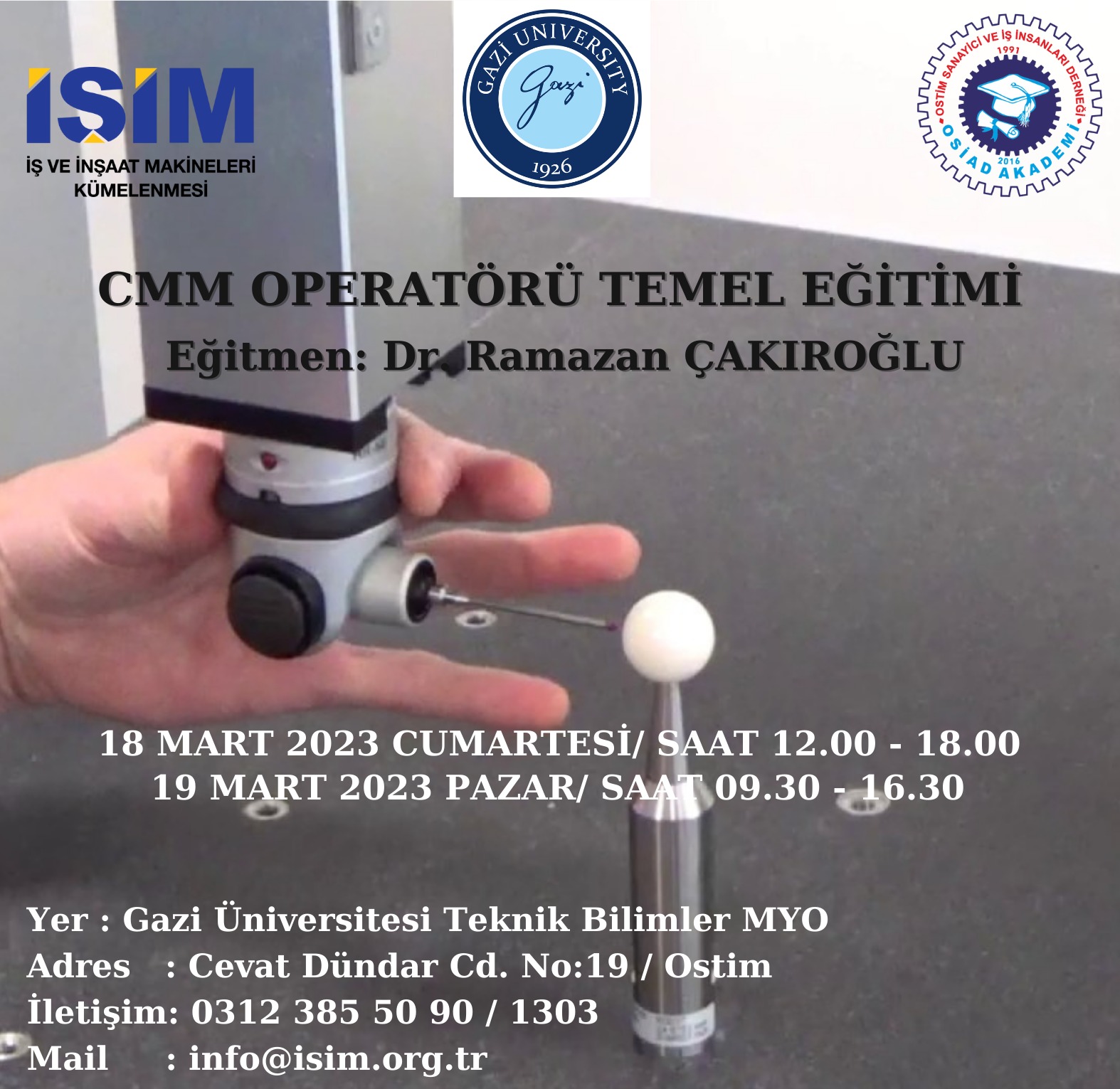 CMM OPERATÖRÜ TEMEL EĞİTİMİ