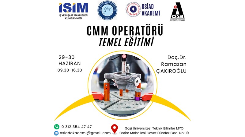 CMM OPERATÖRÜ TEMEL EĞİTİMİ