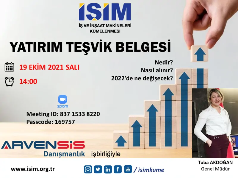 YATIRIM TEŞVİK BELGESİ BİLGİLENDİRME PROGRAMI