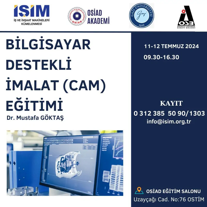 Bilgisayar Destekli İmalat (CAM) Eğitimi