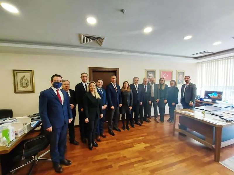 İŞİM KÜMELENMESİ YÖNETİMİ OLARAK SANAYİ VE TEKNOLOJİ BAKAN YARDIMCIMIZ HASAN BÜYÜKDEDE'Yİ ZİYARET ETTİK.