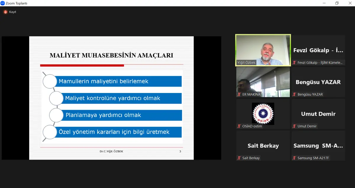 Maliyet Muhasebesi ve Maliyet Analizleri Eğitimi