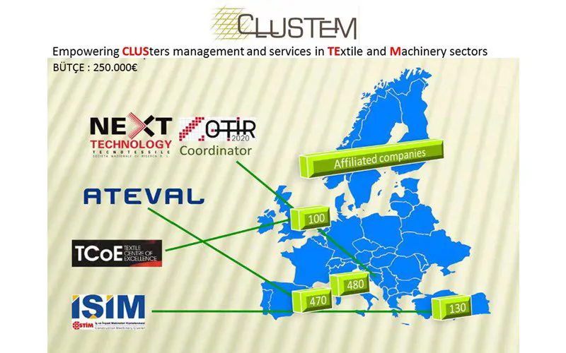 CLUSTEM - Makine ve Tekstil sektörlerinde Küme Yönetimi ve Hizmetlerinin Güçlendirilmesi