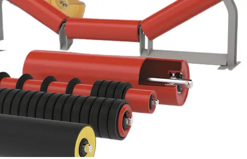 CONVEYOR BELT ROLLERS