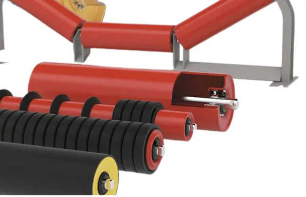 CONVEYOR BELT ROLLERS