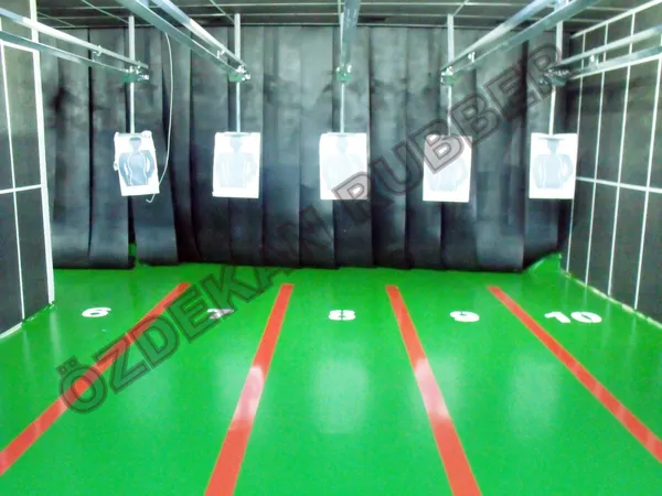 Shooting Range- Shooter Counter- Bulletproof Curtain